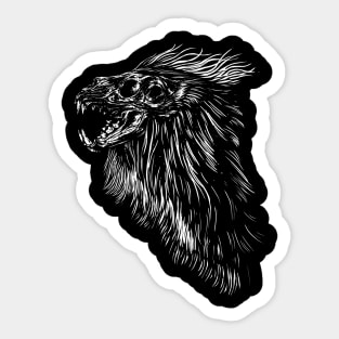 Lion skull Sticker